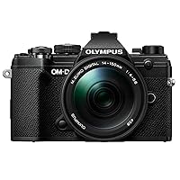 OM SYSTEM OLYMPUS OM-D E-M5 Mark III Black Body with M.Zuiko Digital ED 14-150mm F4.0-5.6 II Black Lens Kit OM SYSTEM OLYMPUS OM-D E-M5 Mark III Black Body with M.Zuiko Digital ED 14-150mm F4.0-5.6 II Black Lens Kit