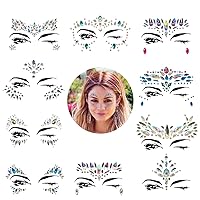  NOOEPC 660Pcs Face Gems Hair Gems, Self-Adhesive Face Jewels  Eye Jewels Rhinestones 3/4/5/6 mm DIY Face Gems Stick on, Hair Body  Rhinestones Gems Crystals Pearls for Face Eyes Makeup Body