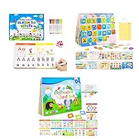 Foayex Preschool Learning Activities for 3 Year Olds, Toddler Learning Activities with 6 Dry Erase Markers, Preschool Classroom Must Haves Montessori Educational Toys for 2 3 4 Years Kindergarten Work