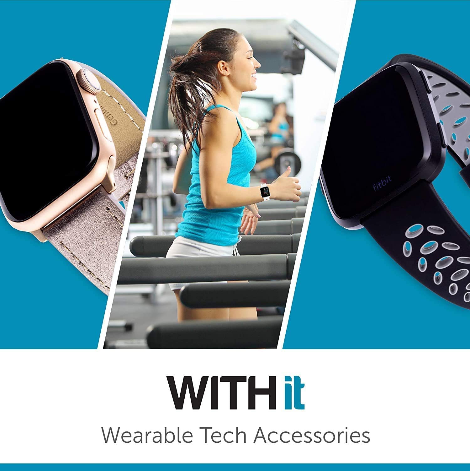 WITHit Designer Band Compatible with Fitbit Charge 3 & Fitbit Charge 4