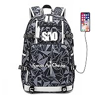 Anime Sword Art Online Backpack Satchel Bookbag Daypack School Bag Laptop Shoulder Bag Style27