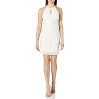 Xscape Women's One Size Short Lace Dress with Strappy Back