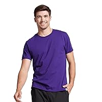 Russell Athletic Men's Dri-Power Short Sleeve Tees, Moisture Wicking, Odor Protection, UPF 30+