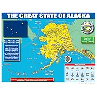 Publishing Group Alaska State Map for Students - Pack of 30 (9780635106292)