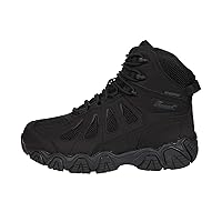 Thorogood Crosstrex 6” Waterproof Side-Zip Tactical Hiking Boots for Men - Lightweight Premium Leather and Breathable Nylon with BBP Membrane and Traction Outsole