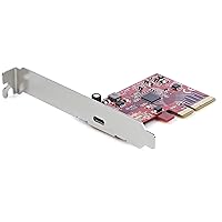 1-Port USB 3.2 Gen 2x2 (20Gbps) PCIe Card - USB-C SuperSpeed PCI Express 3.0 x4 Host Controller Card - USB Type-C PCIe Add-On Adapter Card - Expansion Card - Windows & Linux (PEXUSB321C)