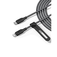 Anker USB-C to Lightning Cable, 541 Bio-Braided Cable (Phantom Black, 10ft), MFi Certified, Fast Charging Cable for iPhone 14 Plus 14 14 Pro Max 13 13 Pro 12 11 X XS XR (Charger Not Included)