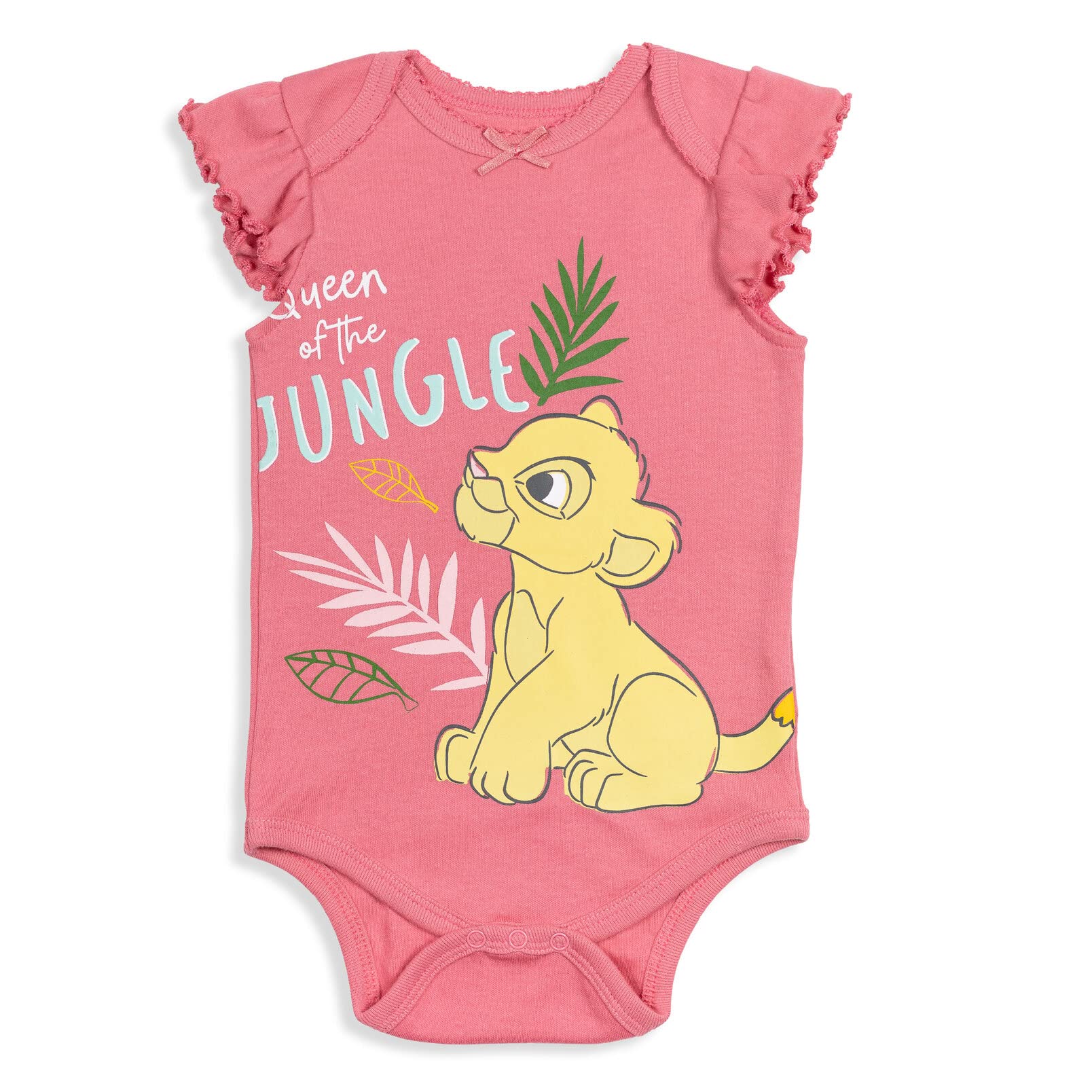 Disney Classics The Aristocats Lion King Winnie the Pooh Pixar Toy Story Baby Girls 5 Pack Bodysuits Newborn to Infant
