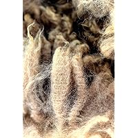 Alpaca Fleece Bird Nesting Material Alpaca Fleece Filled Refill with Nesting for Birds Including Wild Birds (8 Ounce)