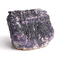 XN216 1PC 500-1500g Large Natural Raw Purple Fluorite Quartz Crystal Rock Reiki Stone Healing Specimen Minerals Collection Gift Decor Natural (Color : Purple Fluorite, Size : 1000-1500g)