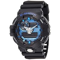 Casio GA710-1A2 G-Shock Standard Analog-Digital Men039;s Watch (Black/Blue)
