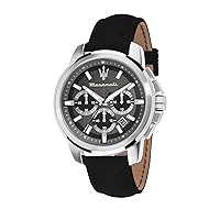 Maserati Men's R8871621006 Successo Analog Display Analog Quartz Black Watch