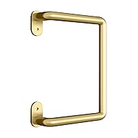 N700-105 Troy Pull Handle, Interior Sliding Barn Door Hardware, 8-Inches, Brushed Gold