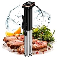 Sous Vide Cooker, Sous Vide Machine 1100 W, Immersion Circulator Precisional Cooker with Touch Control, Accurate Temperature, Ultra-quiet, IPX7 Waterproof, Fast Heating and Time Control