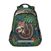MNSRUU Sloth School Backpack for Kids 5-13 yrs,Sloth Backpack Kindergarten School Bag