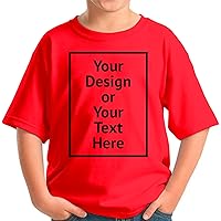 Custom Shirt for Kids Boys Girls Personalized Your Own Image Photo Text T-Shirt Front/Back Print