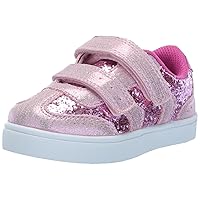 Dr. Scholl's Shoes Women's Madison Play Toddler Sneaker, Hot Pink Metallic Glitter, 7