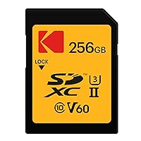 Kodak 256GB UHS-II U3 V60 Ultra Pro SDXC Memory Card