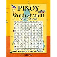 Pinoy Word Search Puzzle Book for Adult: List of Islands in the Philippines (LUZON PART) With Solutions