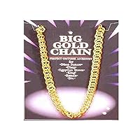 Big Gold Plastic Lightweight Chain Costume Accessory