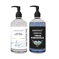Combo Of Natural Body Wash And Fresh Power Shower Gel For Soft And Smooth Skin (300 ML) - PZ-30