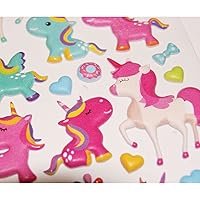 Kids' Decoration Board - Unicorns - 3D Stickers