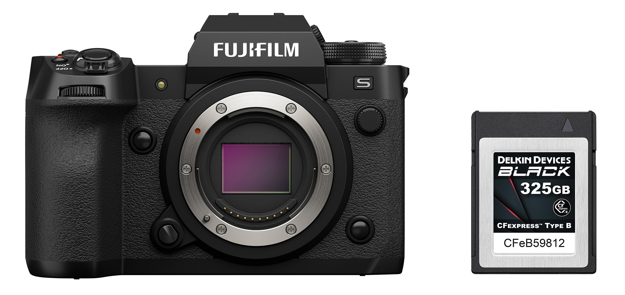 Fujifilm X-H2S Mirrorless Digital Camera W/ 325GB CF Express Bundle
