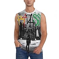 Tank Tops Men's Lightweight Summer Casual Sleeveless Muscle Workout Running Gym T Shirts