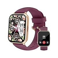 Smartwatch, Bluetooth Calling Function, HD Large Screen, Pedometer, Smart Watch, 7 Day Battery Life, Incoming Call Notification, Smartphone Search, DIY Dial, IP68 Waterproof, Alarm, Timer, Stopwatch,