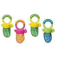 Munchkin 4 Pack Fresh Food Feeder, Colors May Vary,2-packs(4 feeders to one unit)