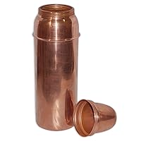 Copper Bottle with Lid for Health Benefits by DevyomCraft