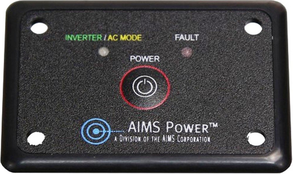 AIMS Power REMOTEHF Flush Mount Power Inverter Remote On-Off Switch