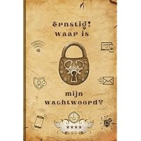 Waar Is Mijn wachtwoord?: wachtwoordenboekje met alfabetische A-Z-tabs, Alles onder controle met ons handige register (Dutch Edition)