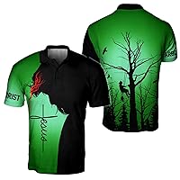 Arborist Carpenter Worker Tattoo Casual Polo Shirts 3D All Over Printed Unisex Short Sleeves Sports Summer Tops