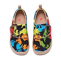 UIN Kid's Casual Slip-on Canvas Loafers Boys Girls Shoes Fashion Sneakers Funny Painted Travel Shoes