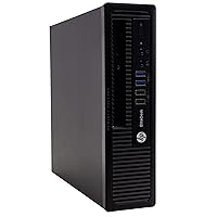 HP Elitedesk 800 G1 Ultra-Slim Desktop Computer, Intel i7-4770s up to 3.9 GHz, 8GB RAM, 240GB SSD, DVD, Windows 10 Professional 64 Bit (Renewed)