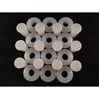 Fermentation Grommets Pack of 12. Food Grade BPA-Free White Silicone Rubber Complete with 12 Stoppers. Best for Airlocks, Fermenting in Jars and Buckets. 3/8