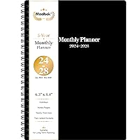 2024-2029 Monthly Planner/Calendar - 5 Year Monthly Planner 2024-2029 with Tabs, Jul 2024 - Jun 2029, 6.4