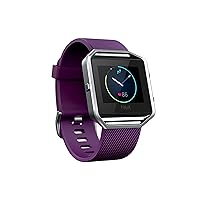 Fitbit Blaze Smart Fitness Watch, Plum, Large (Refurbished)