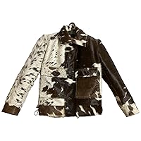 Cowhide Leather Jacket Natural Cow Skin Jacket For Men's Real Cow hair On Leather Jacket