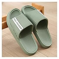 Home Bath Shoes Soft-Soled Sandals and Slippers Summer Lightweight Thick-Soled Men and Women Couples Home Indoor Bathroom Bath Slippers Slipper (Color : C, Size : 41 M EU)