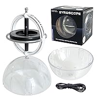 Thames & Kosmos Gyroscope | Perfectly Balanced & Precision Tested | Essential STEM Tool | Classic Scientific Device | Experiments in Physics, Forces & Gravity | Nostalgic Spinning Science Toy