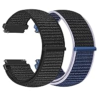Vodtian 22 mm Nylon Strap Compatible with Samsung Galaxy Watch 3 45 mm/Galaxy Watch 46 mm/Gear S3 Classic/Frontier/Garmin Venu 3/Vivoactive 4, Replacement Sport Loop Watch Strap for Men and Women