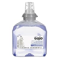 GOJO 536102 TFX Luxury Foam Hand Wash, Fresh Scent, Dispenser, 1200mL, 2/Carton