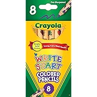 CRAYOLA LLC CRAYOLA WRITE START 8 CT COLORED (Set of 24)