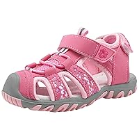 Apakowa Kid's Boy's Girl's Soft Sole Close Toe Sport Beach Sandals (Toddler/Little Kid)