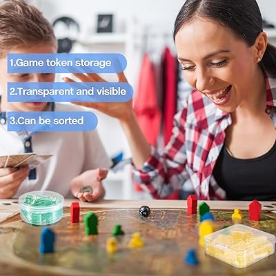 Mua 20 Pcs Clear Board Game Tokens Storage Containers Trays, Board Game  Storage Containers, Assorted Sizes Storage Boxes Game Components, Plastic  Storage Containers with Lids Game Pieces, Dice, Tokens trên  Mỹ