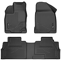 Husky Liners - Weatherbeater | Fits 2007 - 2014 Ford Edge, Fits 2007 - 2015 Lincoln MKX - Front & 2nd Row Liner - Black, 3 pc. | 99761