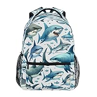 Shark Backpack for School Elementary,Kid Bookbag Shark Toddler Backpack Kid Back to School Gift,1