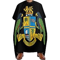Coat of Arms of Dominica Hair Cutting Cape Salon Haircut Apron Barbers Hairdressing Cape with Adjustable Snap Closure